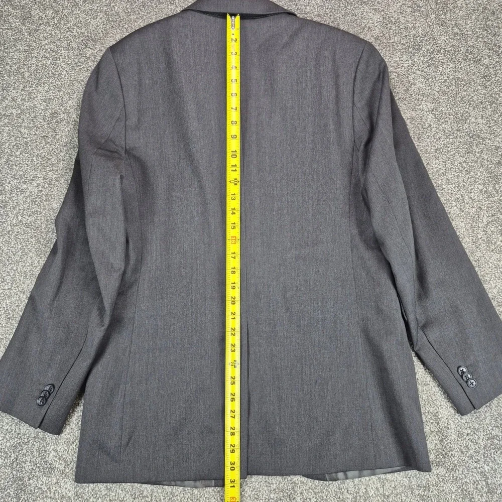 Banana Republic Suit Men 40R Gray Lanificio Cerruti Wool Modern Fit 33x32